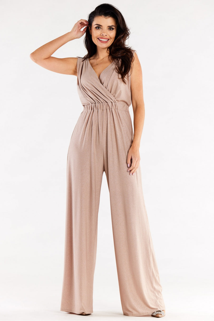 Awama Beige Jumpsuit
