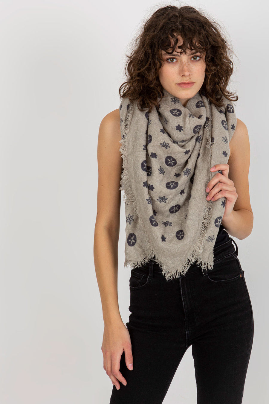 AT Grey Neck Scarf
