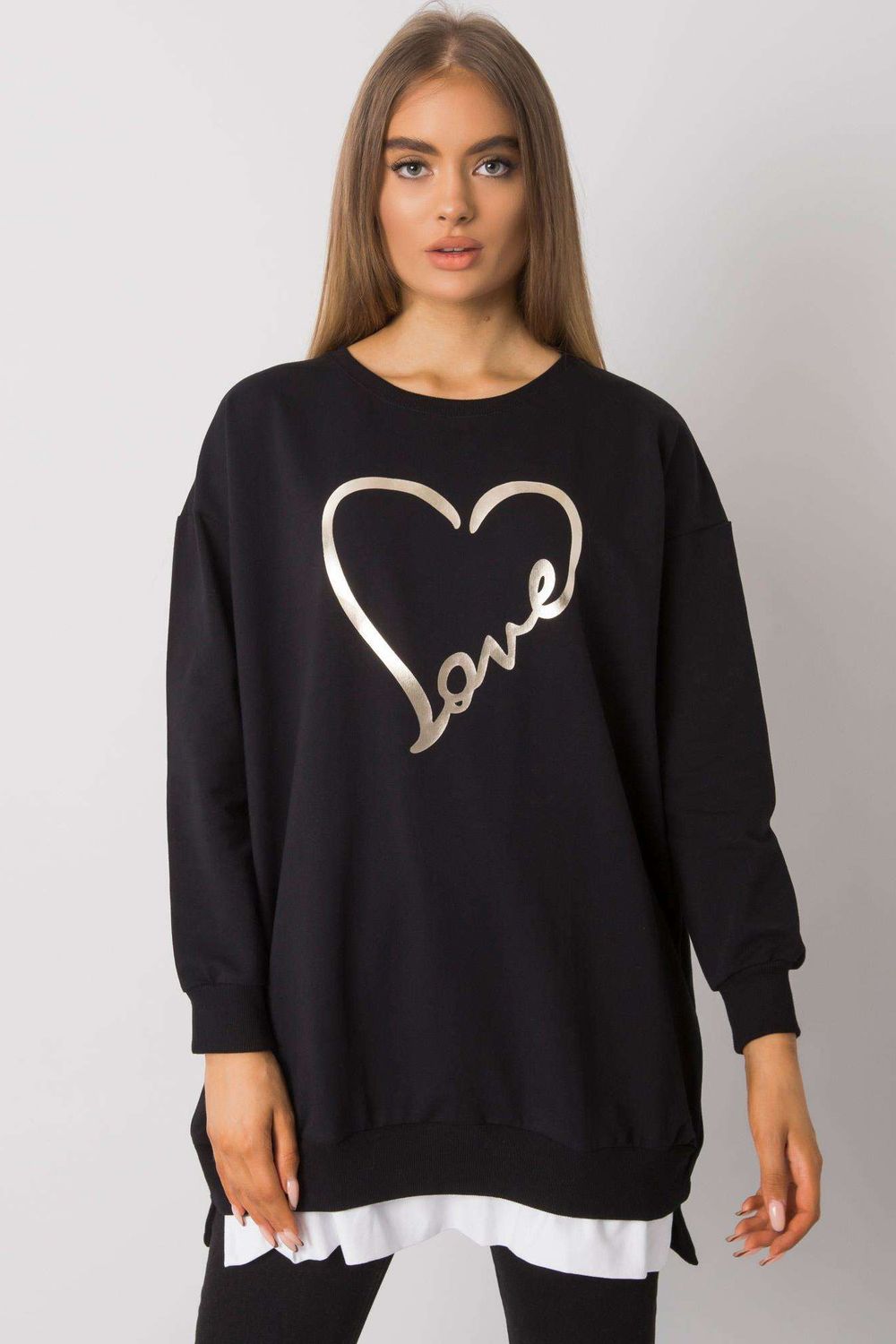 Rue Paris Black Long Sleeve Tunic
