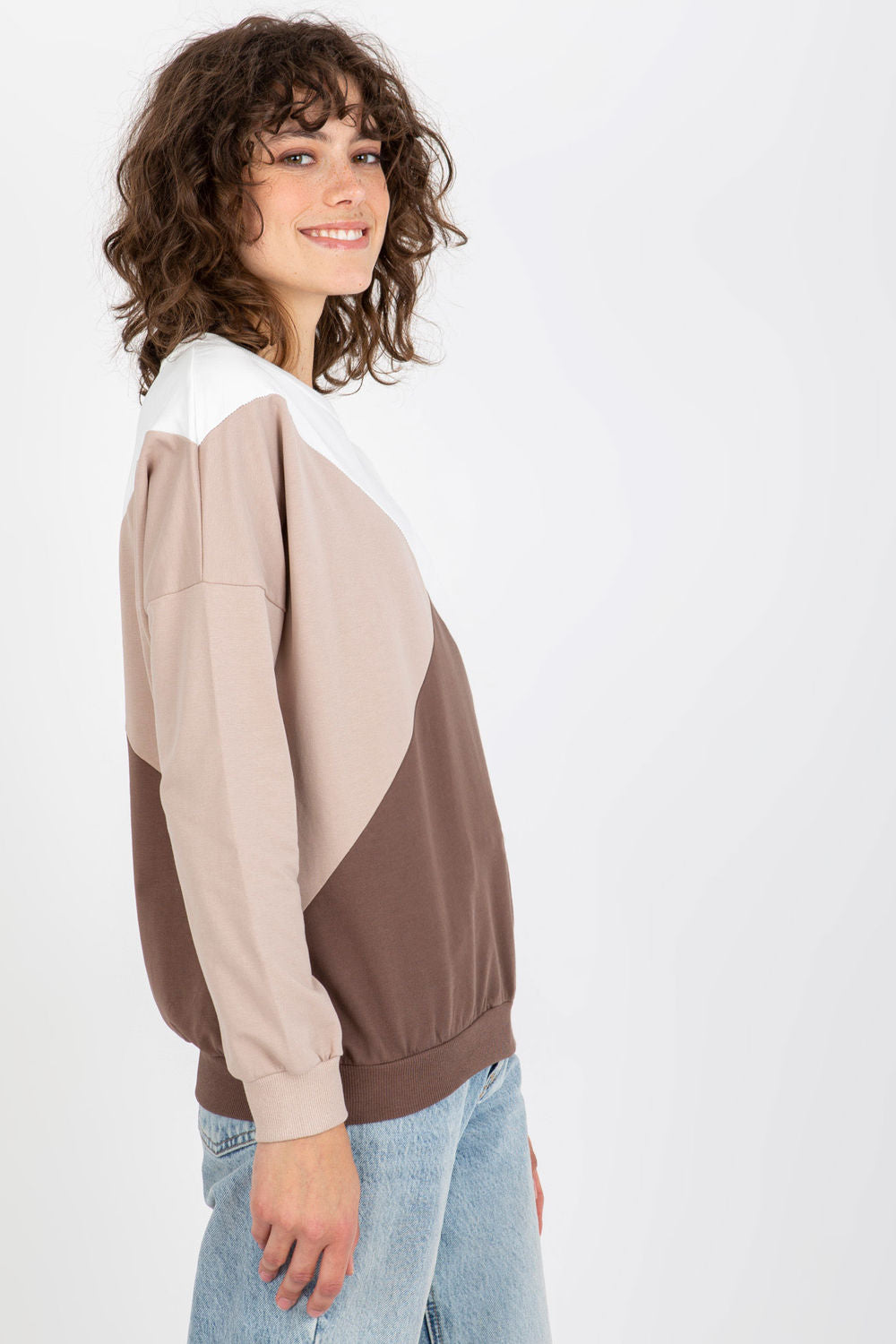 Relevance Brown Long Sleeve Sweatshirt - view 2