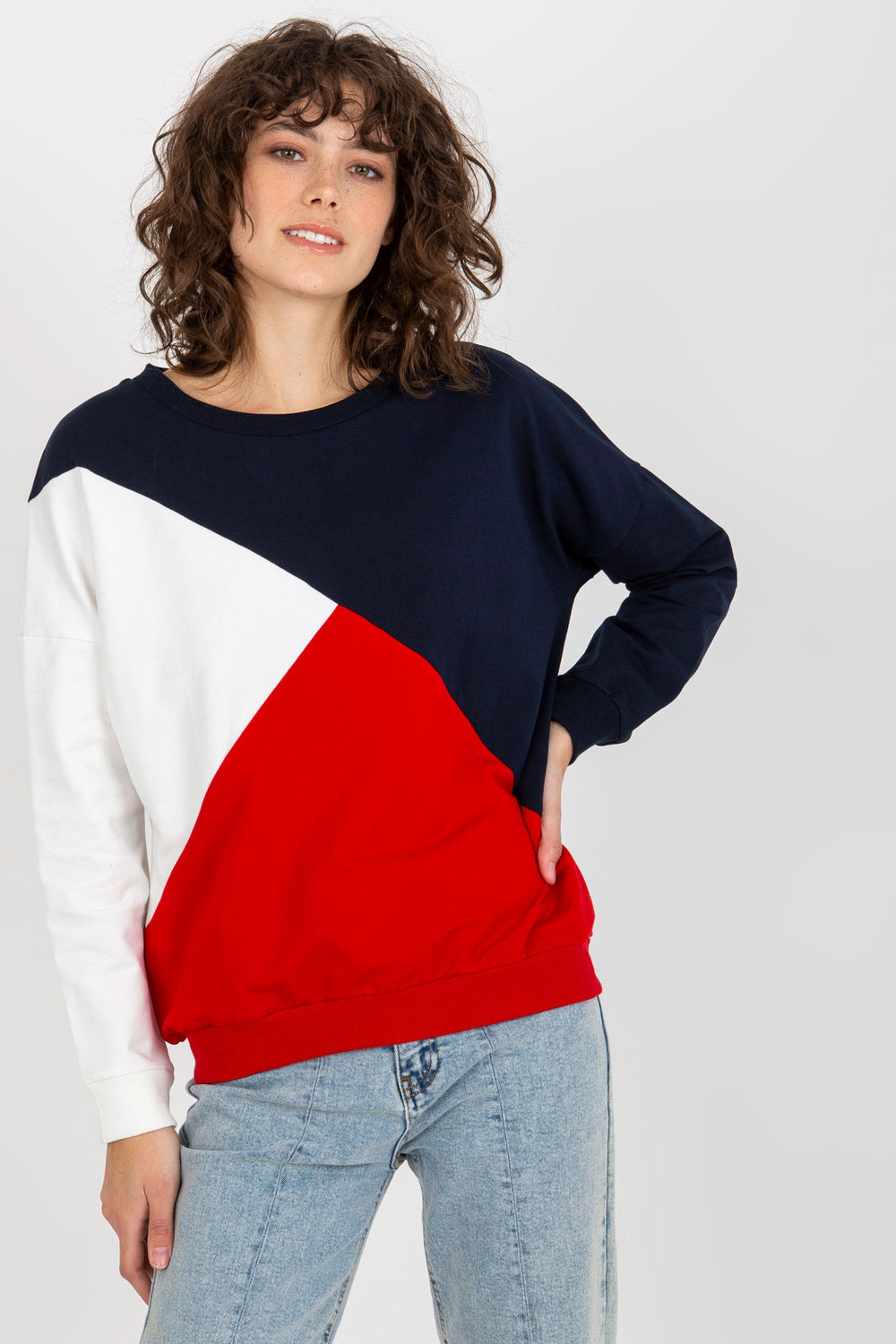 Relevance Red Long Sleeve Sweatshirt - view 2