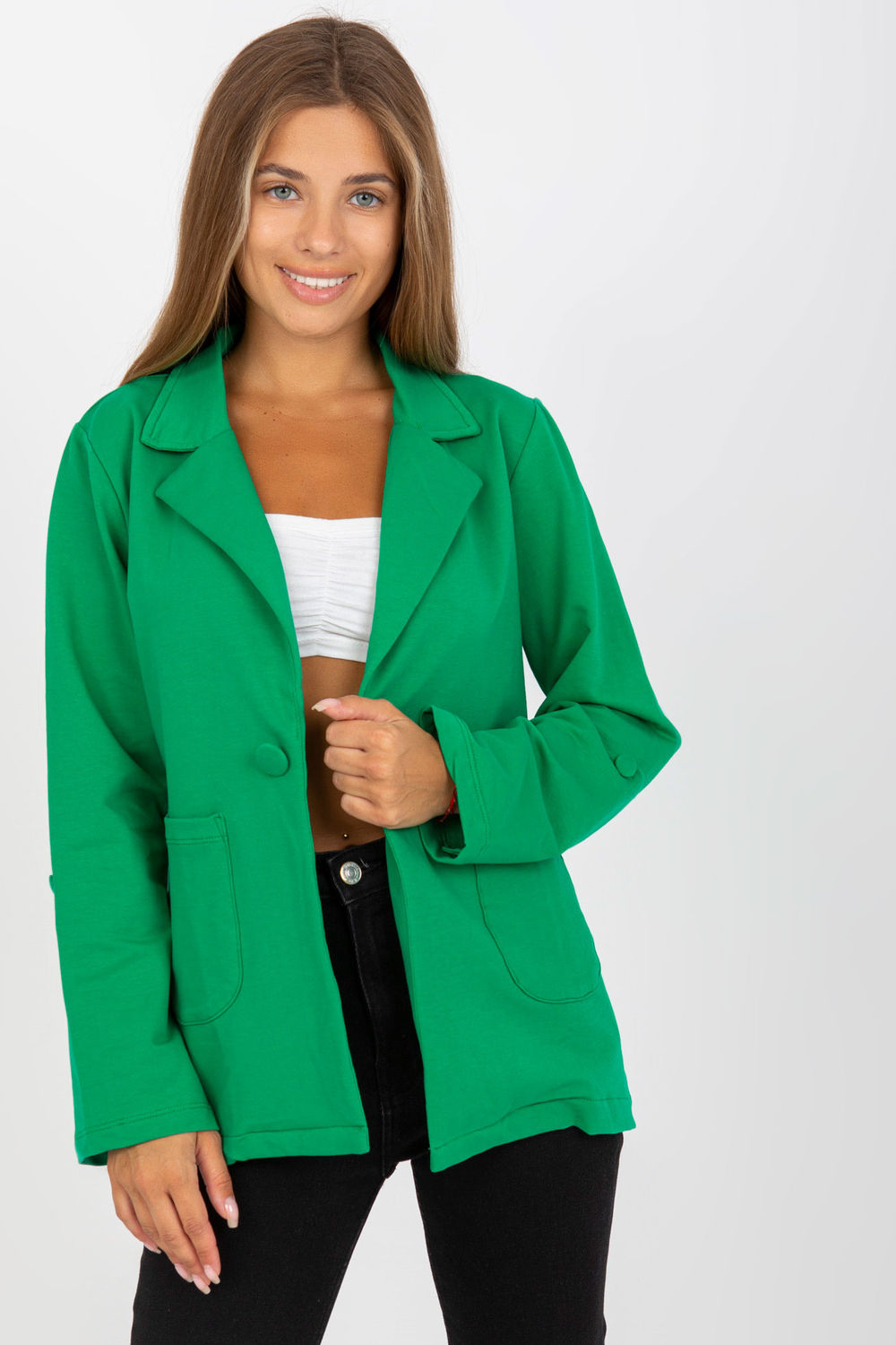 Rue Paris Green Jacket