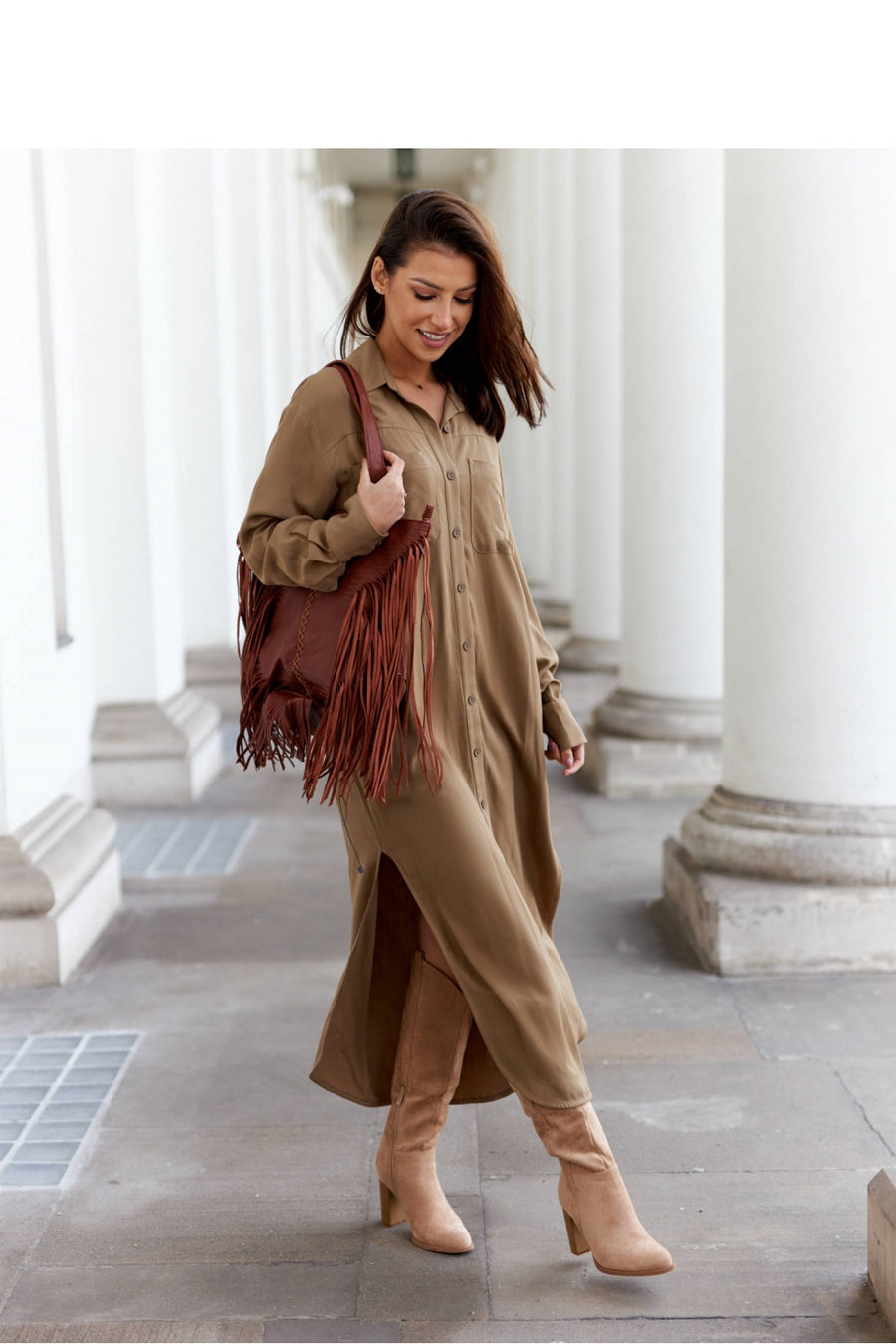 LeMonada Brown Maxi Dress