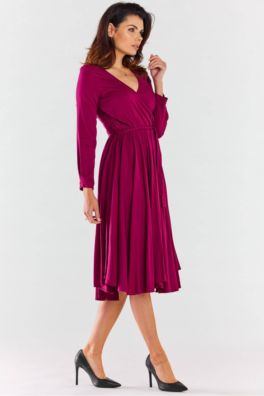 Awama Claret Dress - view 3