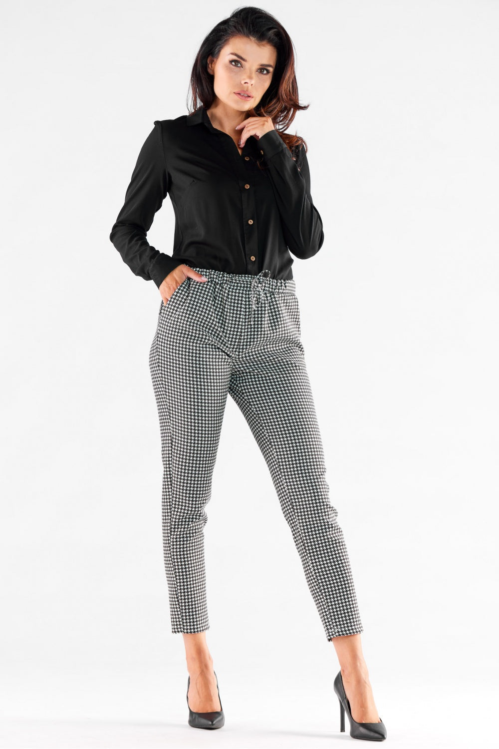 Awama Houndstooth Trousers - view 2