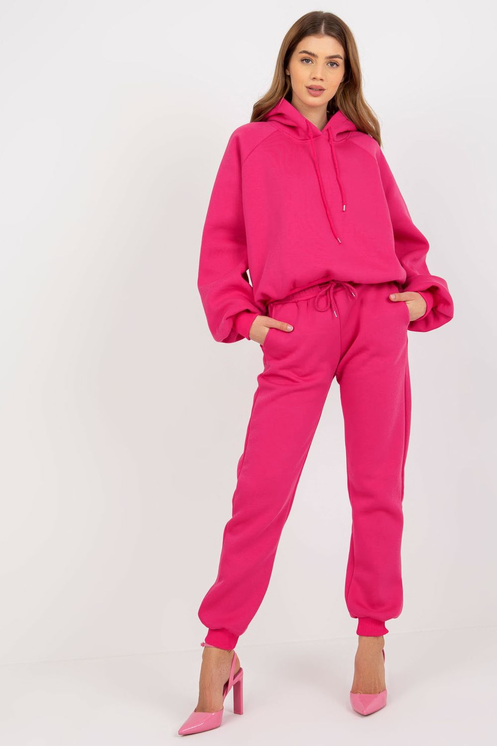 Ex Moda Fuchsia Long Sleeve Co-Ord Set