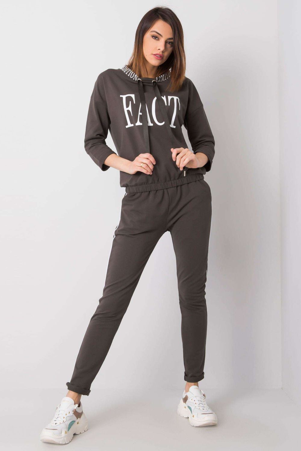 Relevance Dark Khaki Co-Ord Set