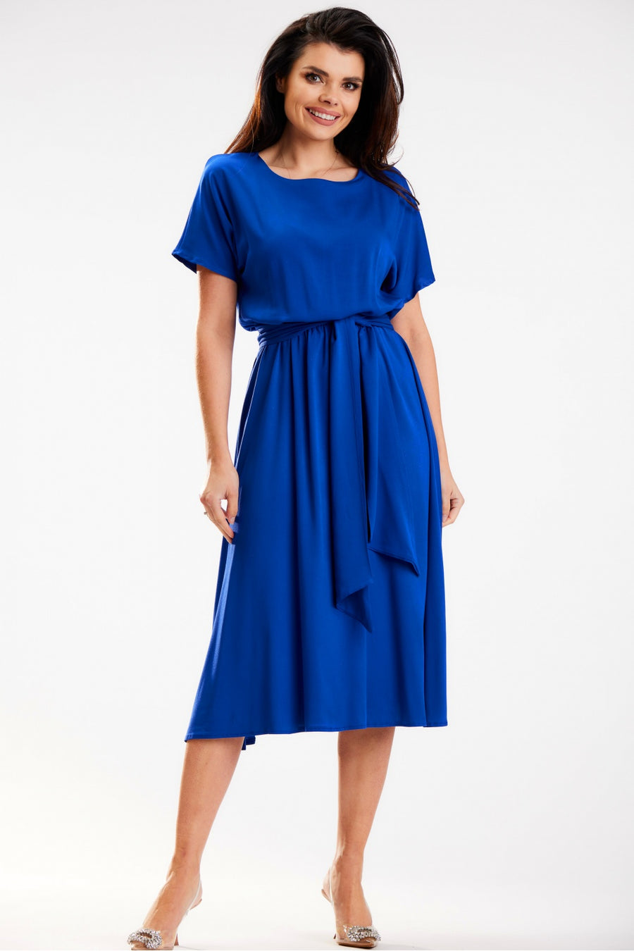 Awama Blue Midi Dress