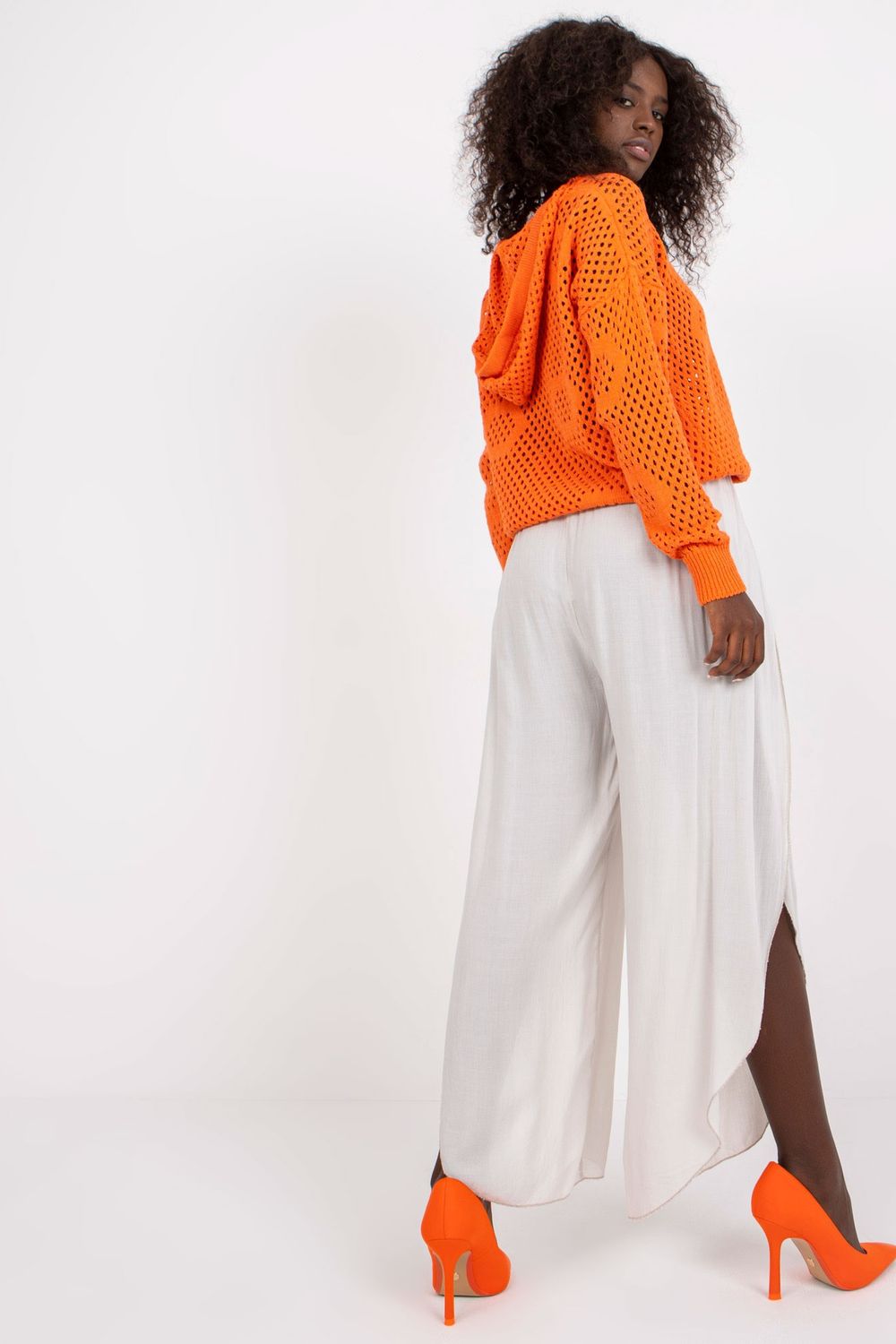 Och Bella Beige High Waisted Trousers - view 3