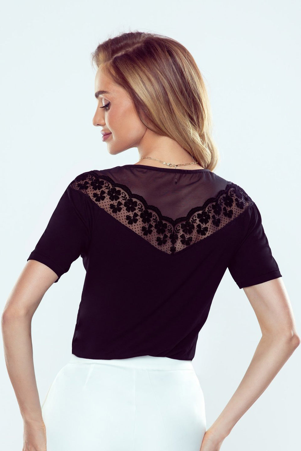 Eldar Floriana Black Lace Blouse - view 2