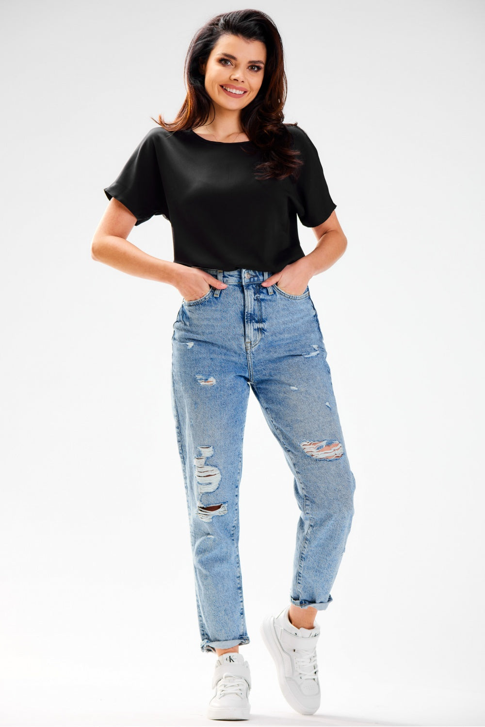 Awama Black Blouse - view 2
