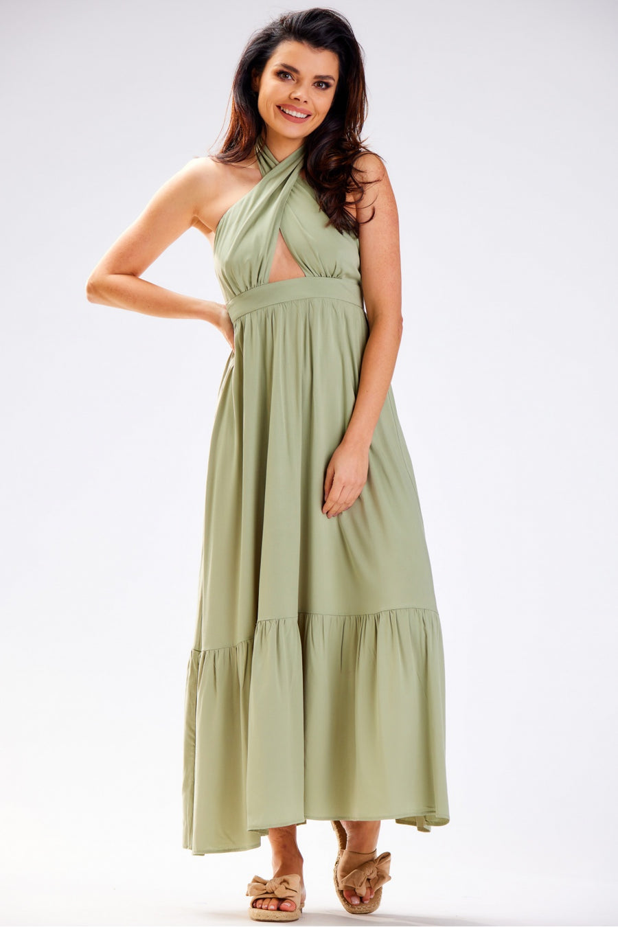 Awama Green Dress