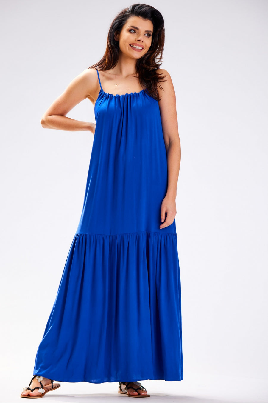 Awama Blue Oversized Dress