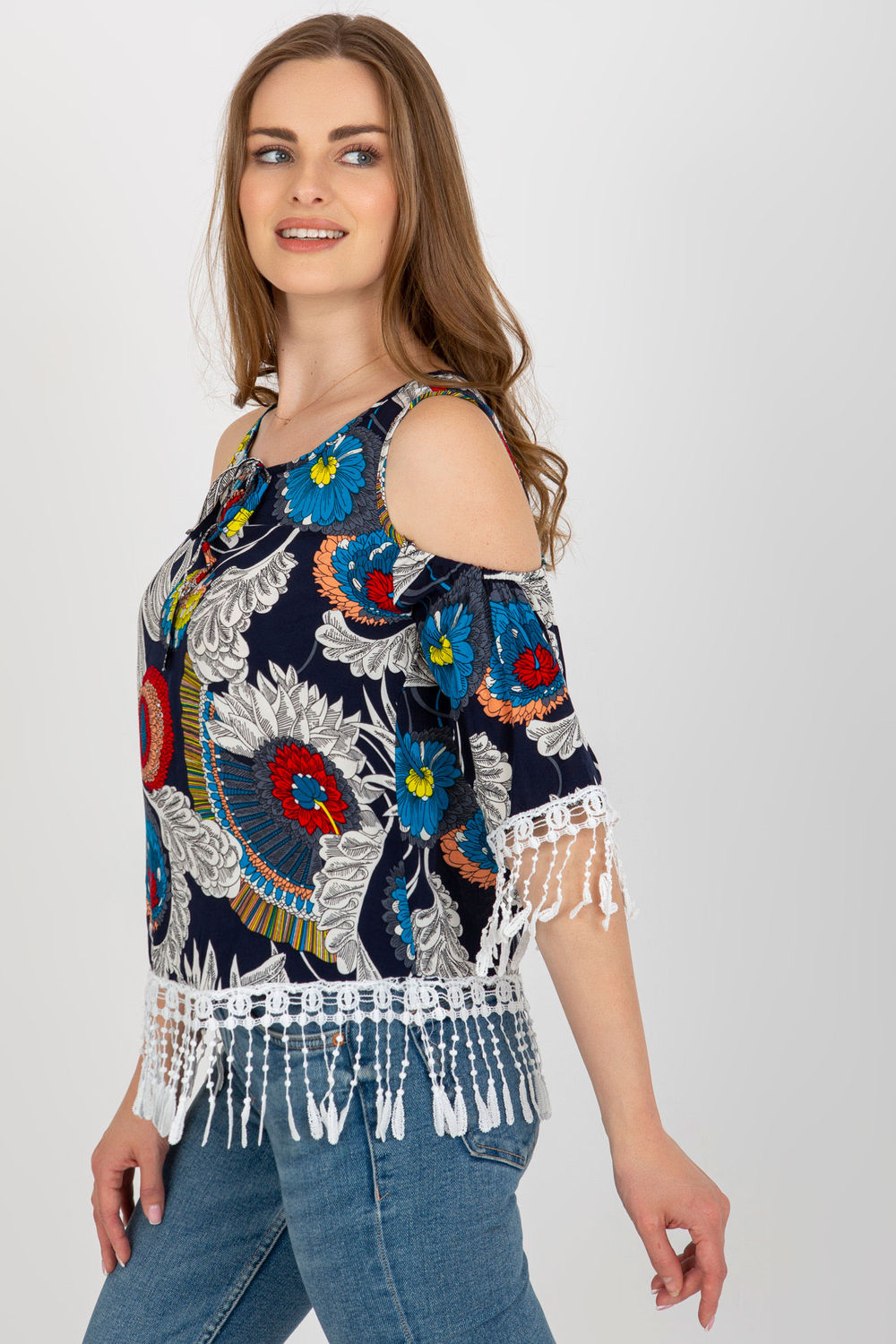 AT Navy Blouse - view 3