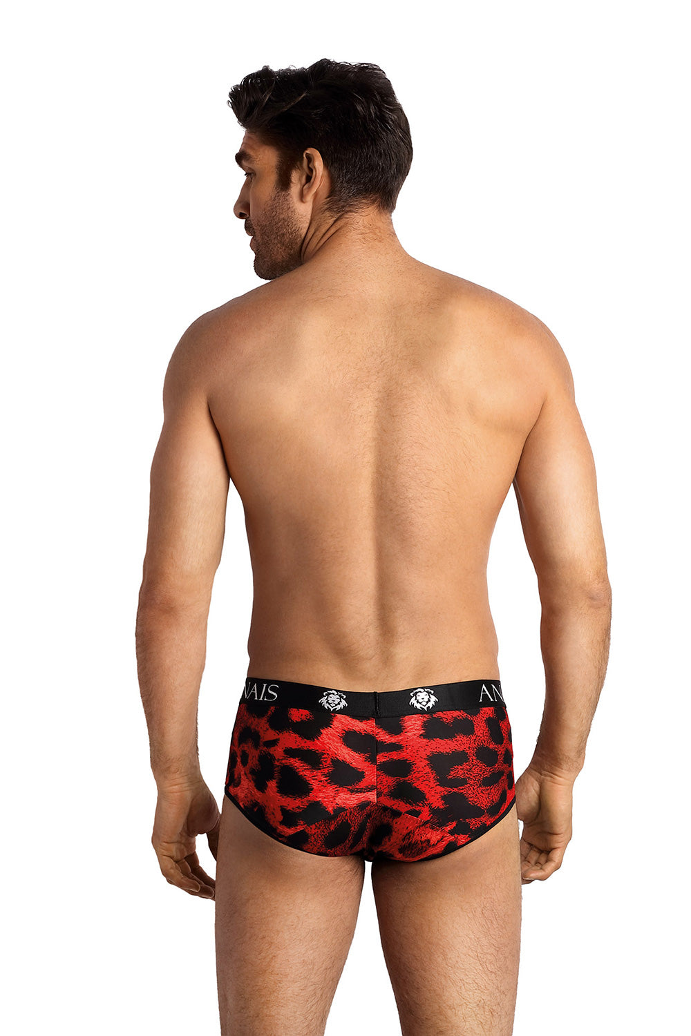 Anais Savage Brief Red Leopard Print Men's Boxers - view 2