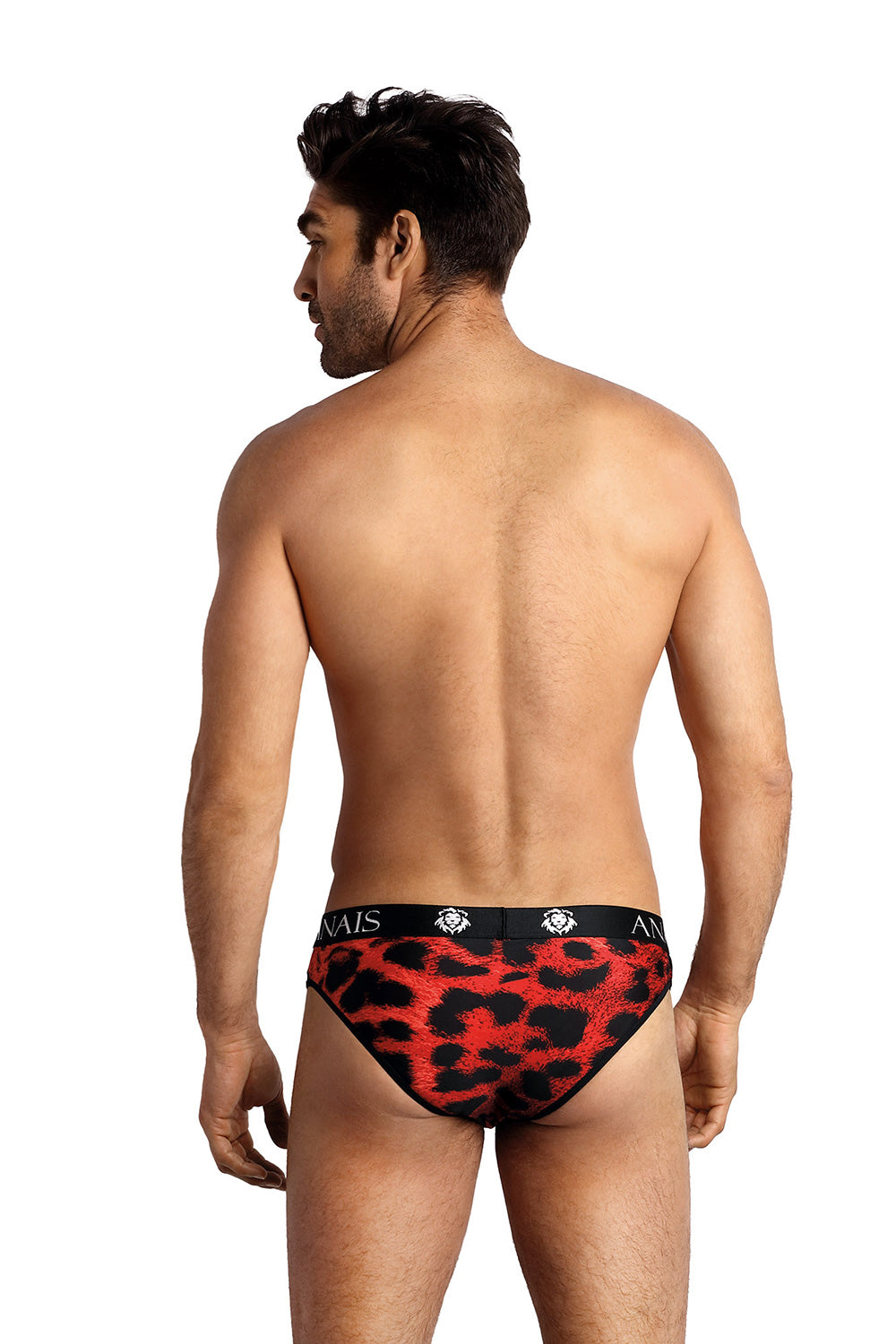 Anais Savage Red Leopard Print Men's Briefs - view 2