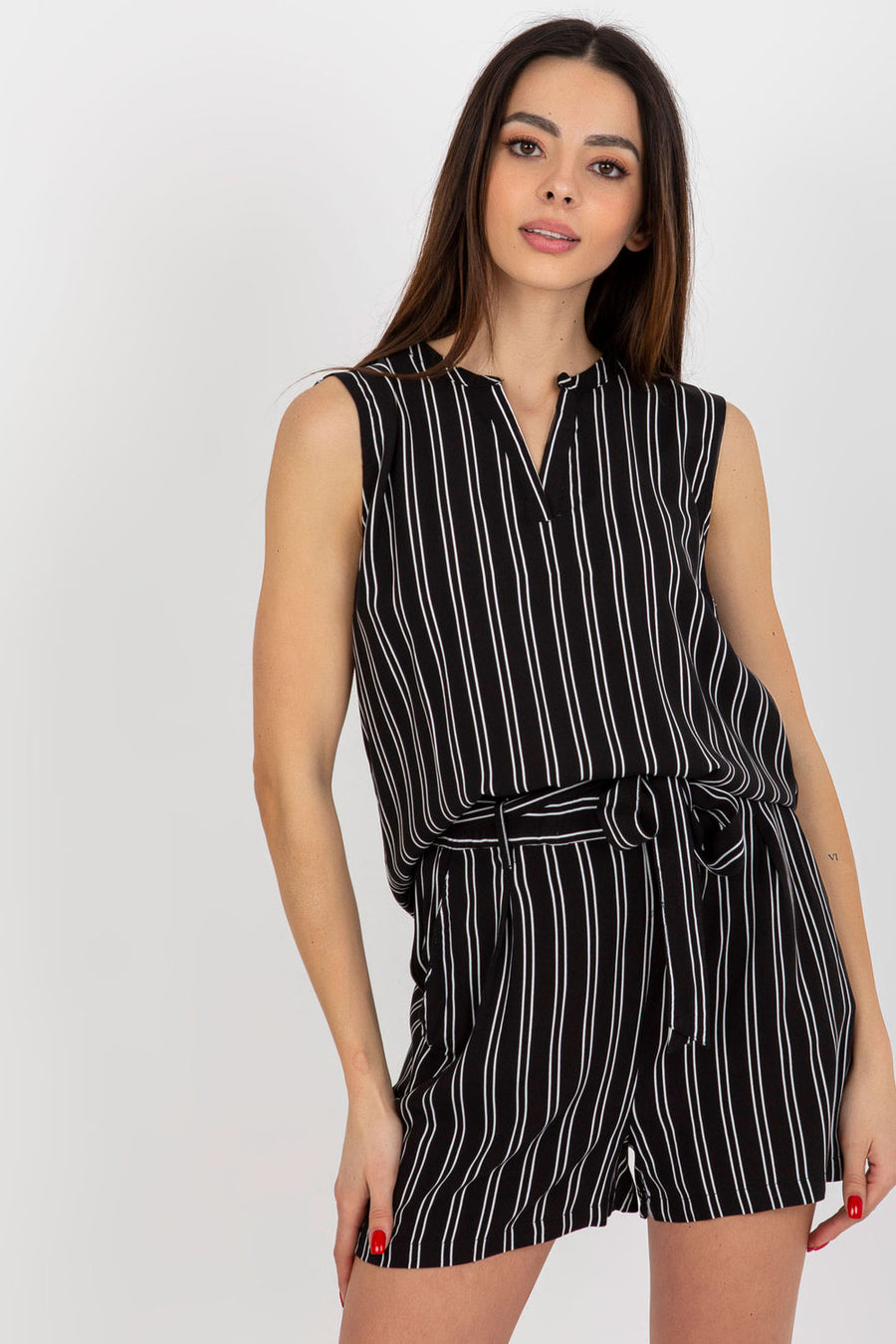 Fresh Made Black Sleeveless Blouse