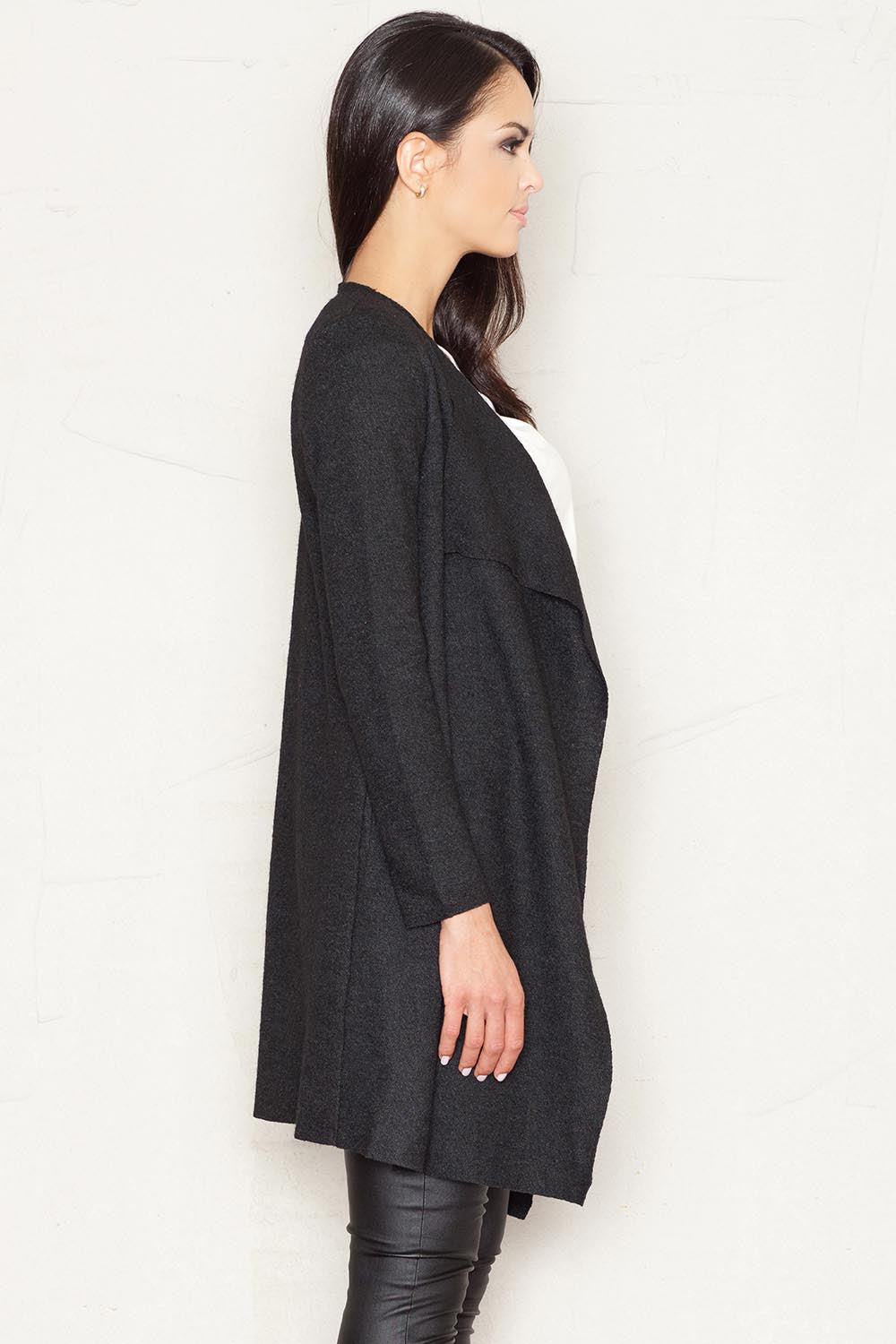 Figl Black Loose Fit Long Sleeve Sweatshirt - view 2