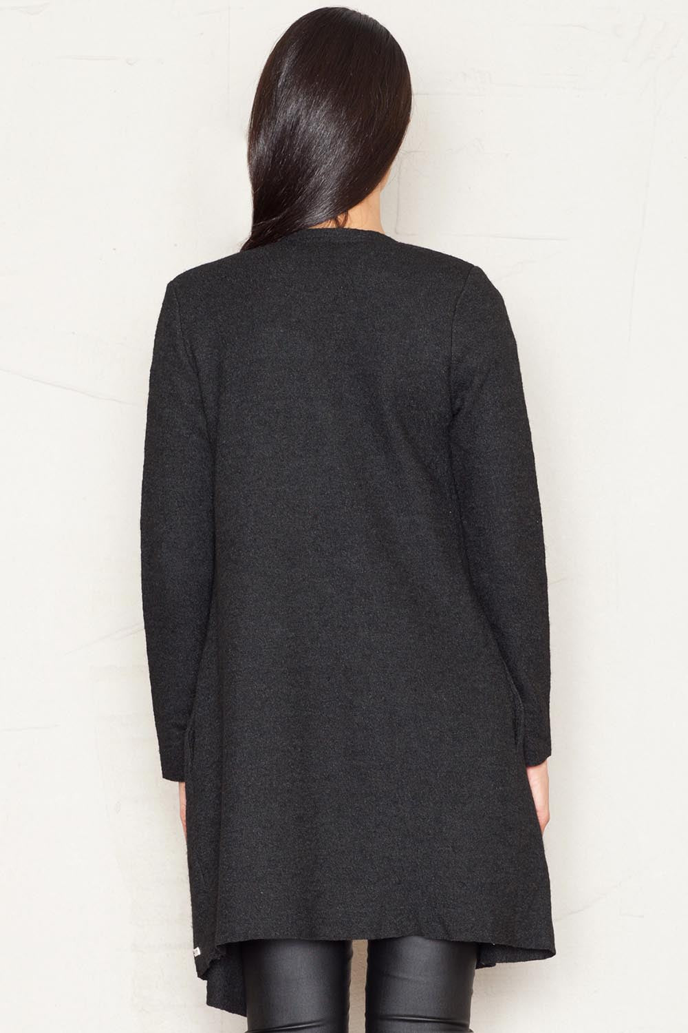 Figl Black Loose Fit Long Sleeve Sweatshirt - view 3