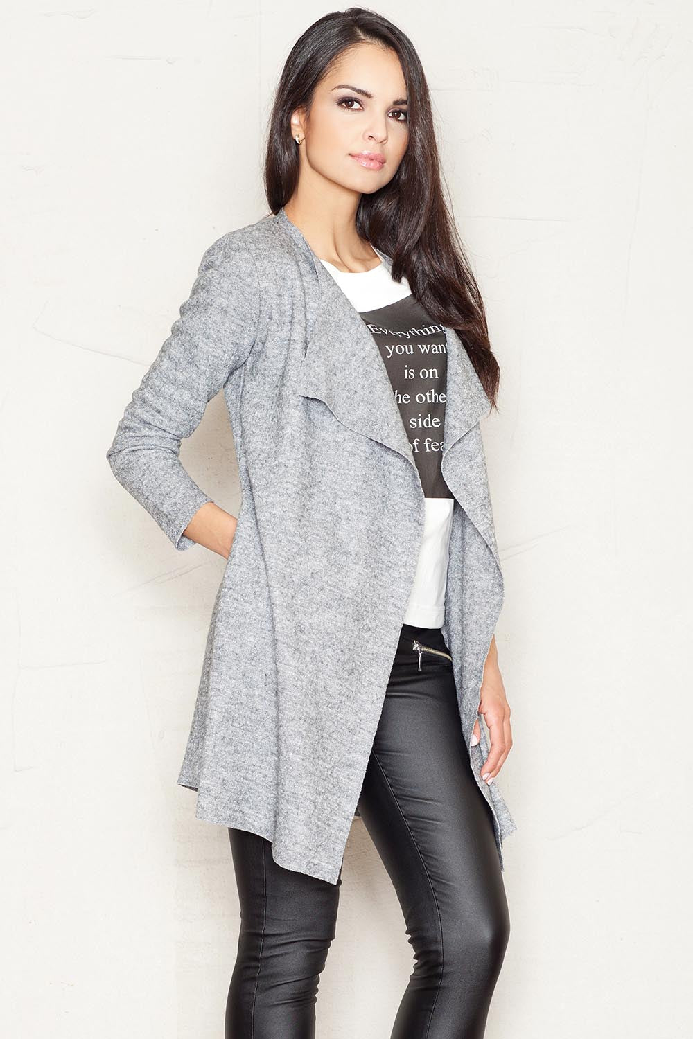 Figl Grey Long Sleeve Sweatshirt