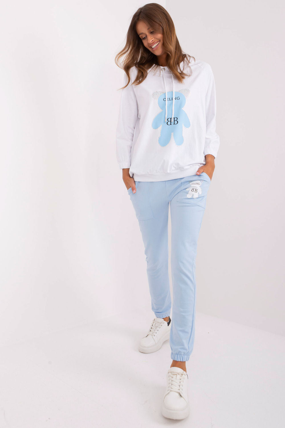 Relevance Light Blue Long Sleeve Co-Ord Set