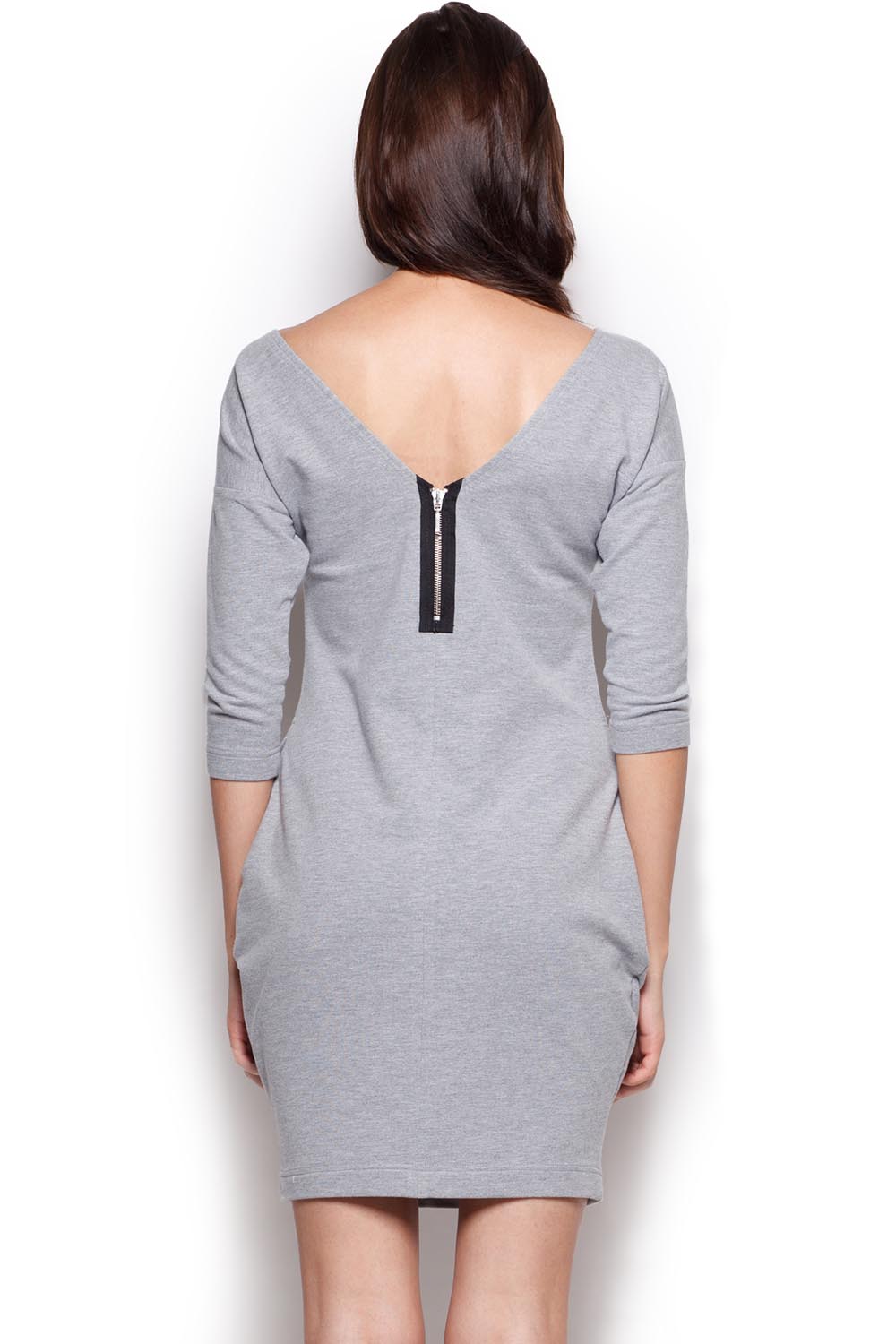 Figl Grey Printed Dress - view 3
