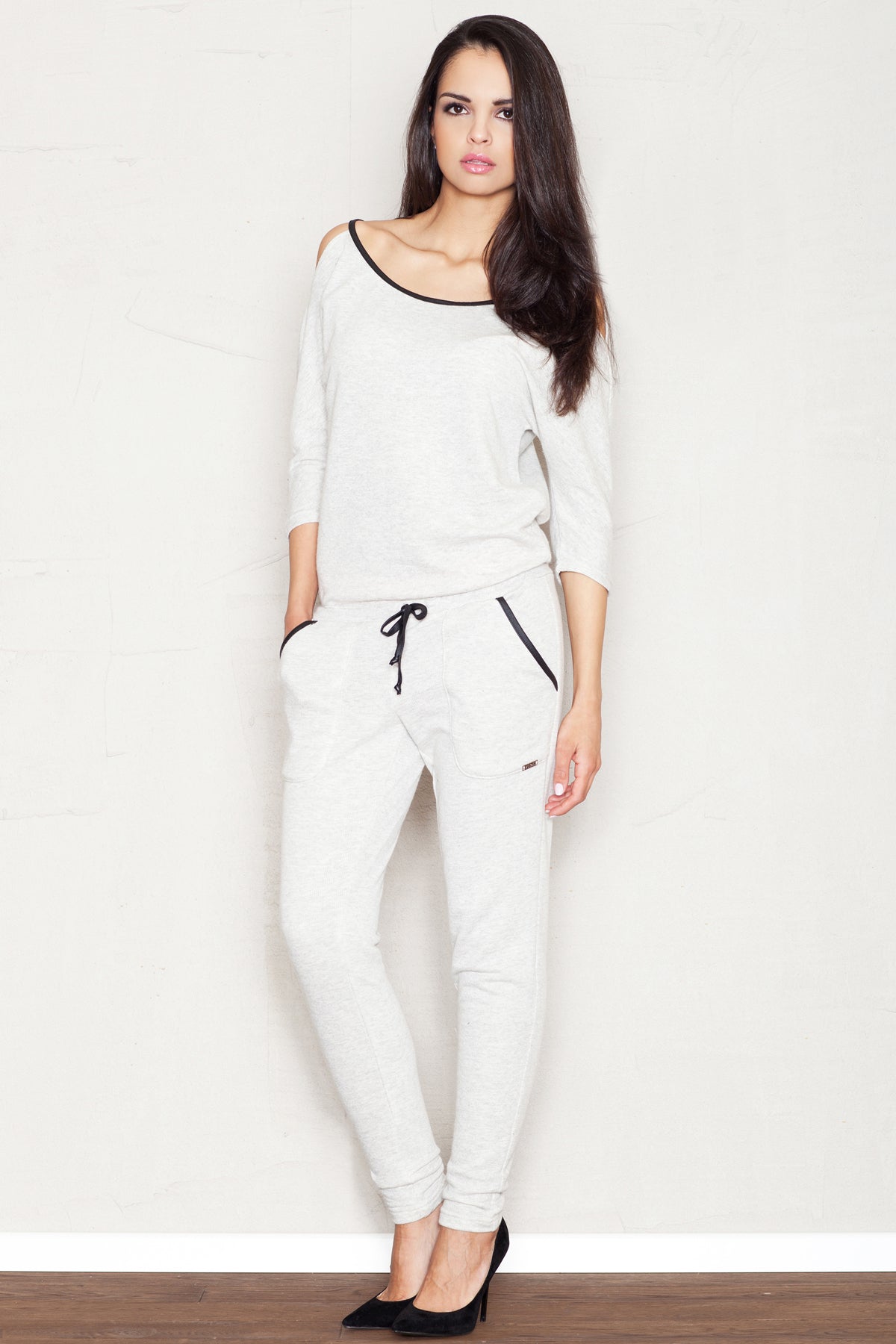 Figl Light Grey Jumpsuit