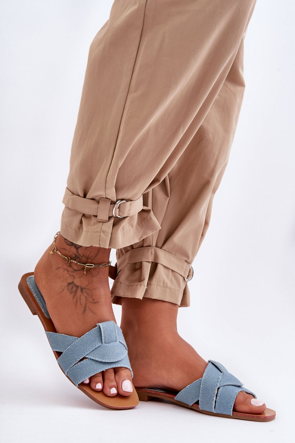 Step In Style Aversa Light Blue Flip Flops - view 2