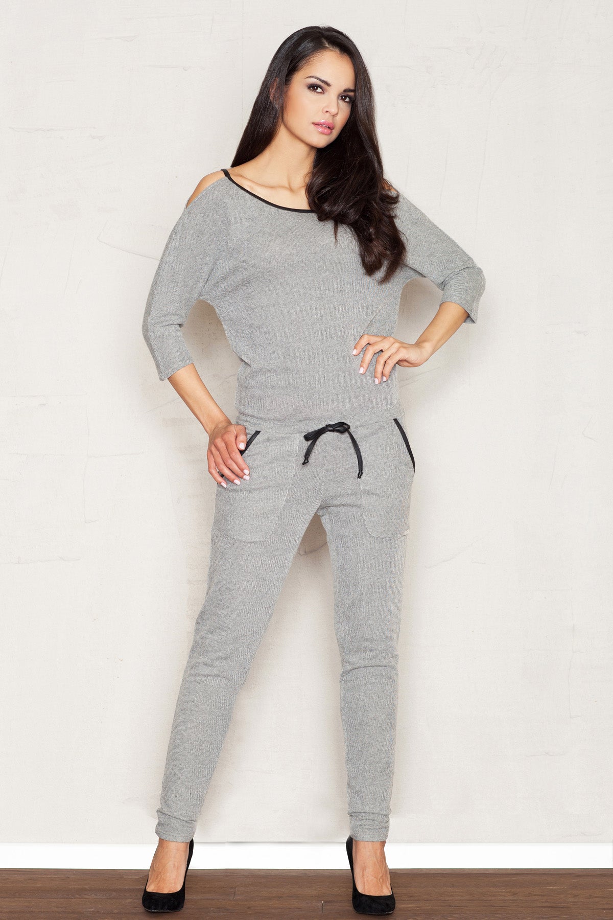 Figl Dark Grey Jumpsuit