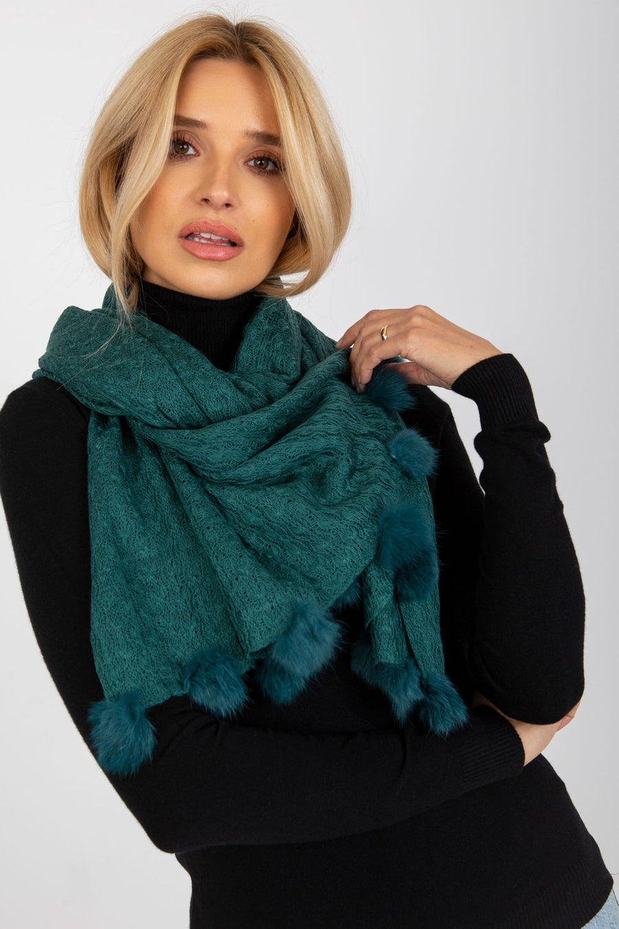 AT Teal Shawl