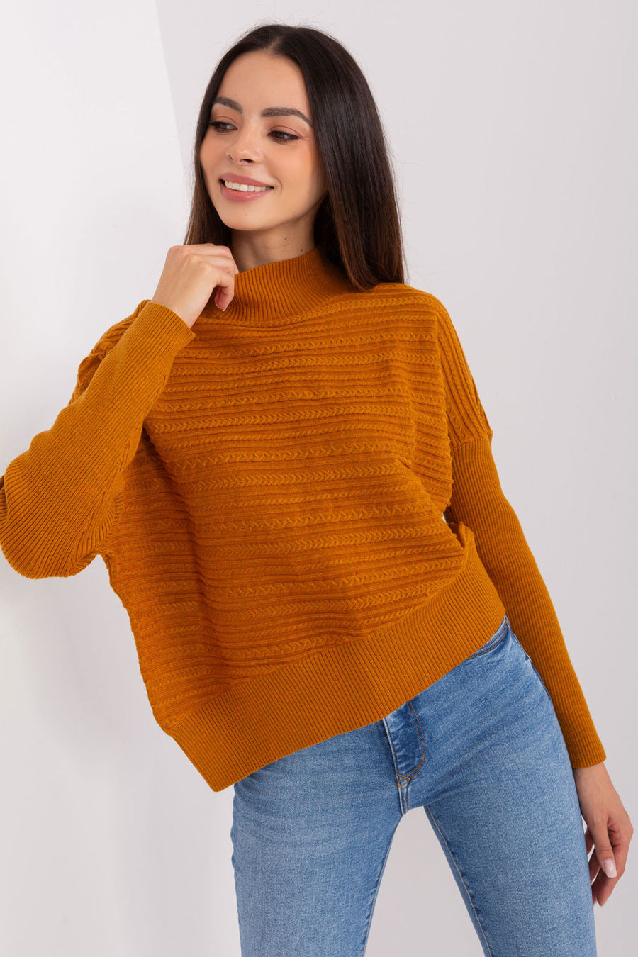 AT Light Brown Long Sleeve Jumper