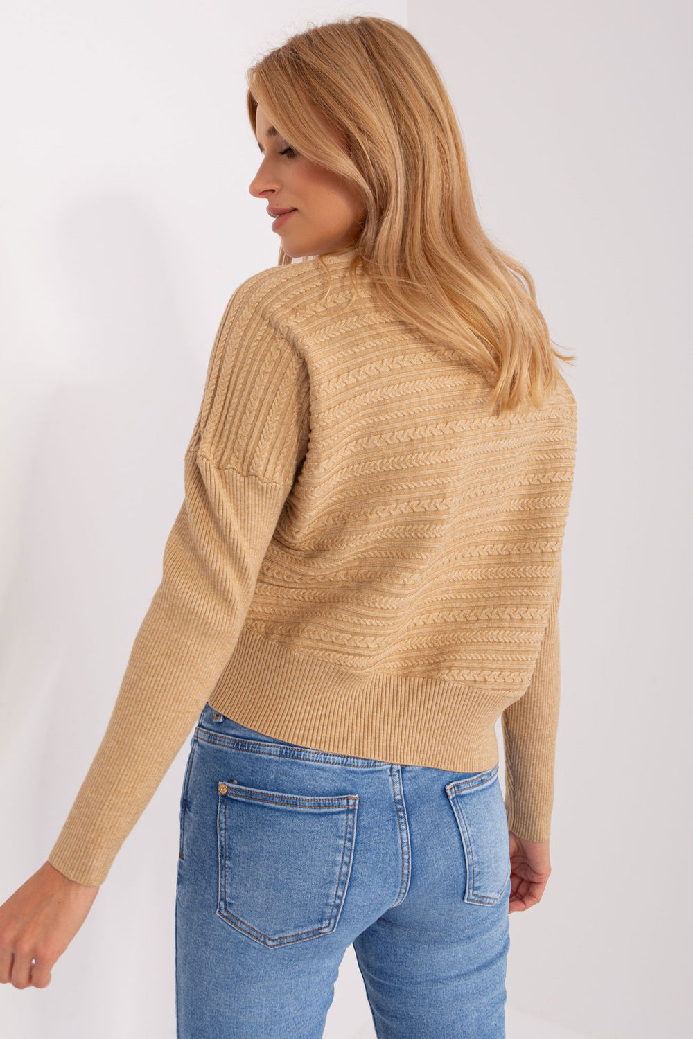 AT Camel Roll Neck Long Sleeve Jumper - view 3