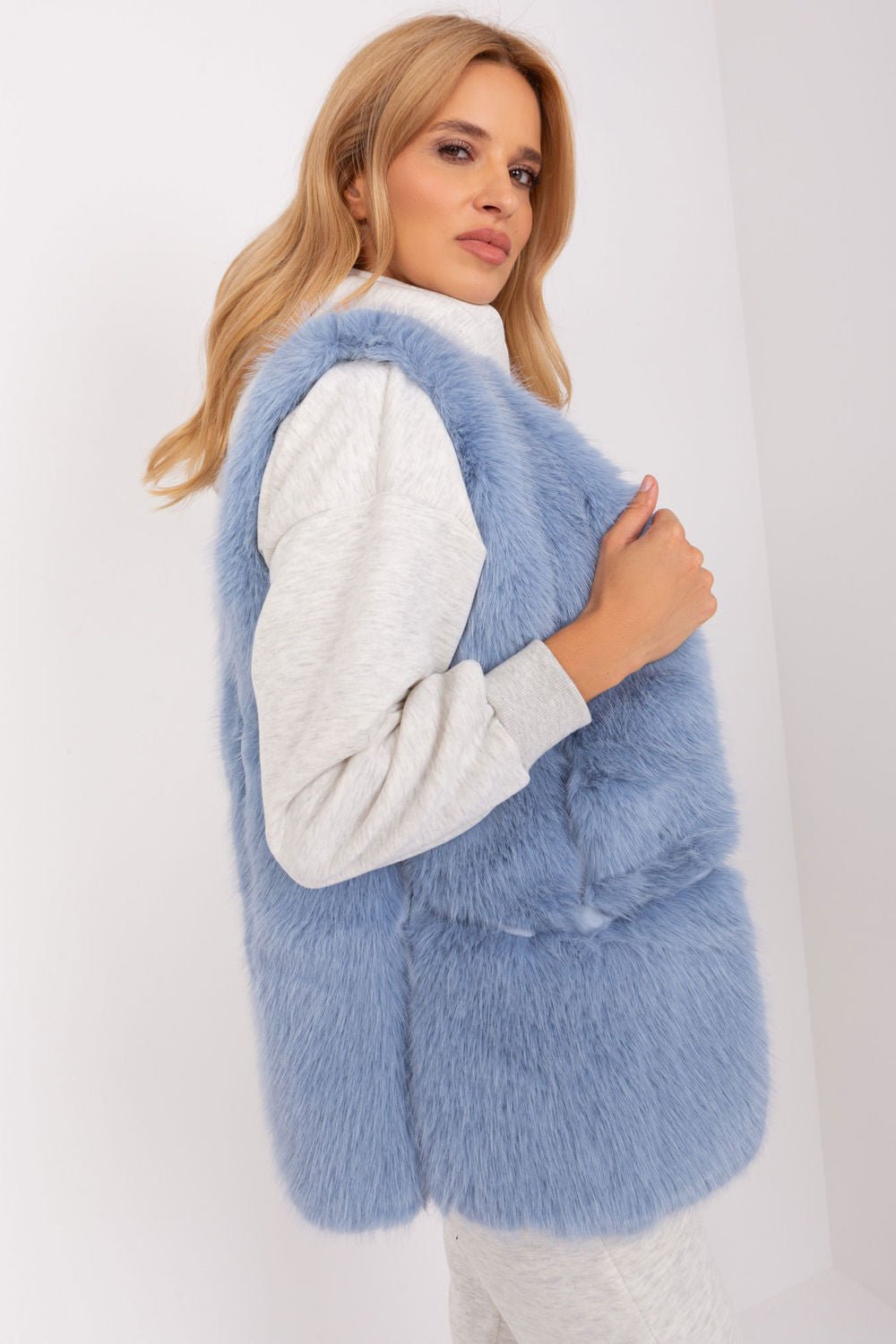 AT Blue Gilet - view 3