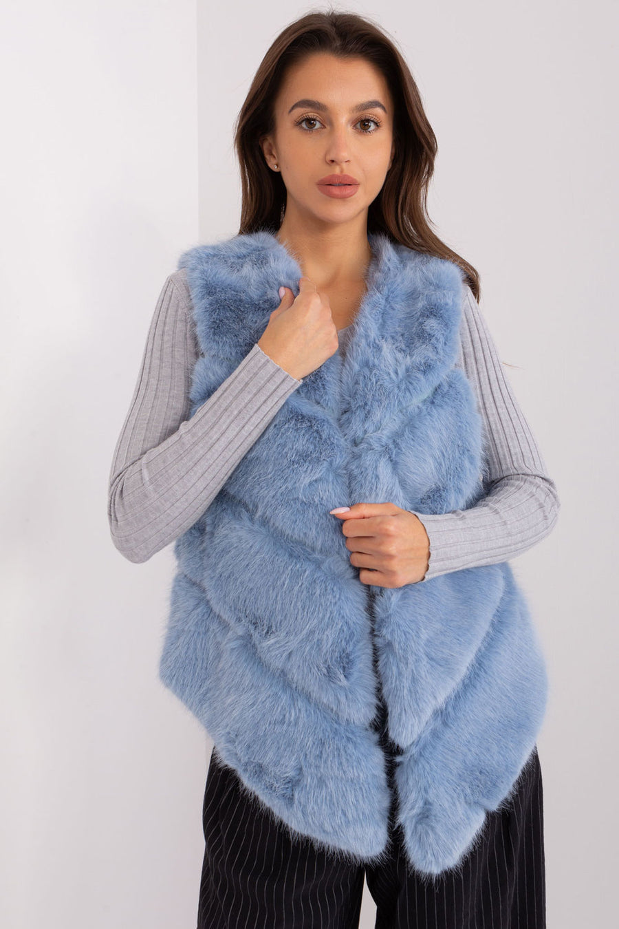 AT Blue Polyester Gilet