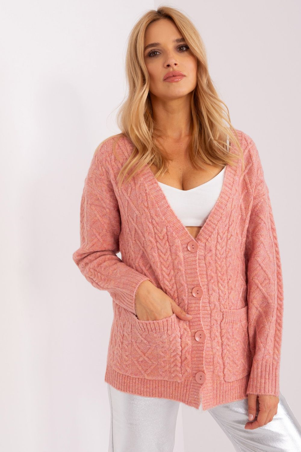AT Light Pink Cardigan