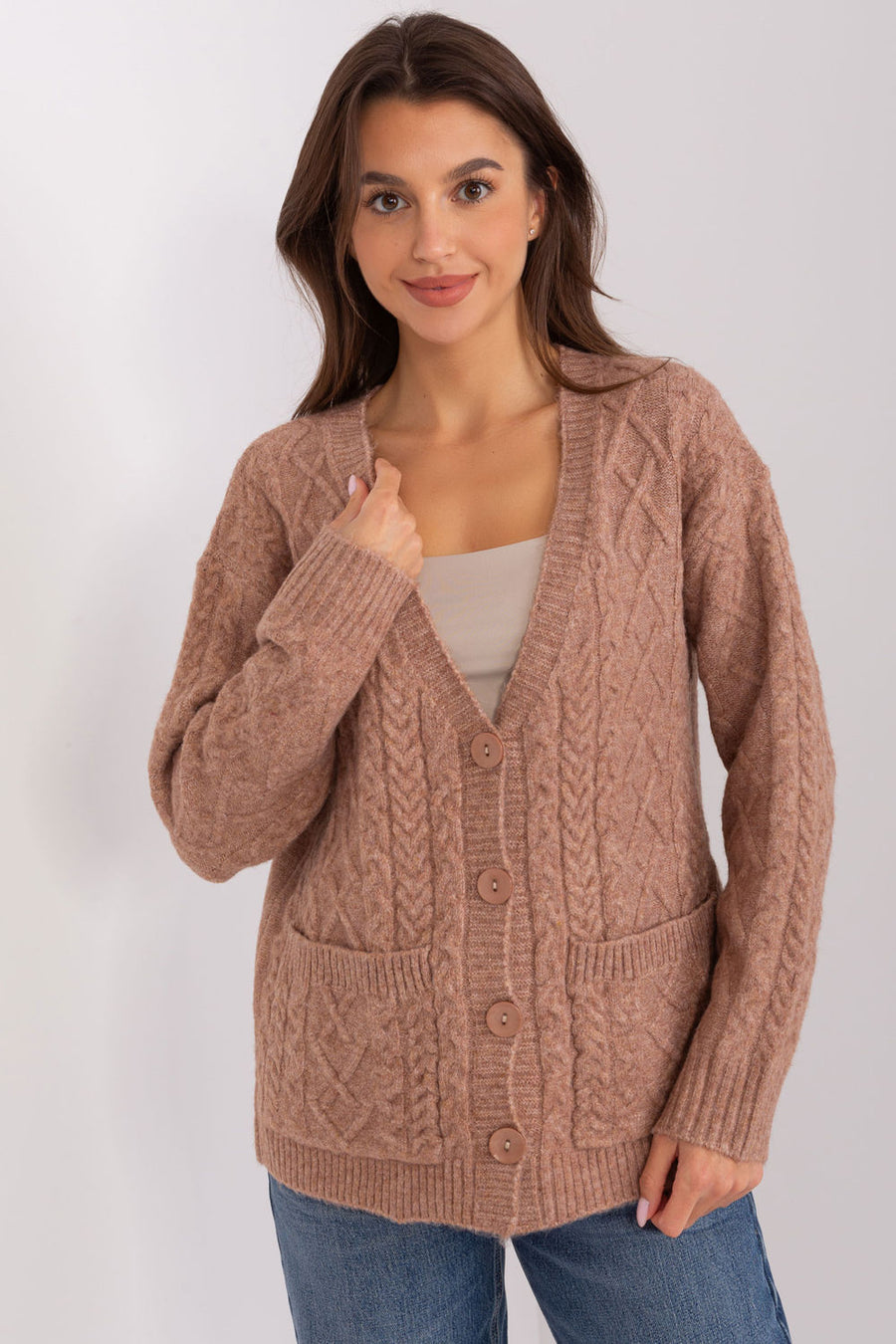 AT Light Brown Cardigan