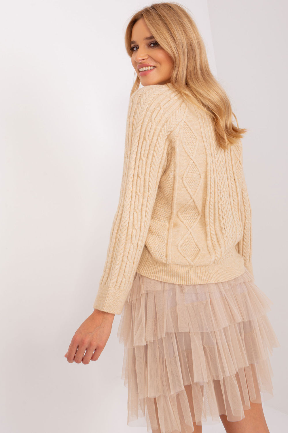 AT Beige Cardigan - view 3
