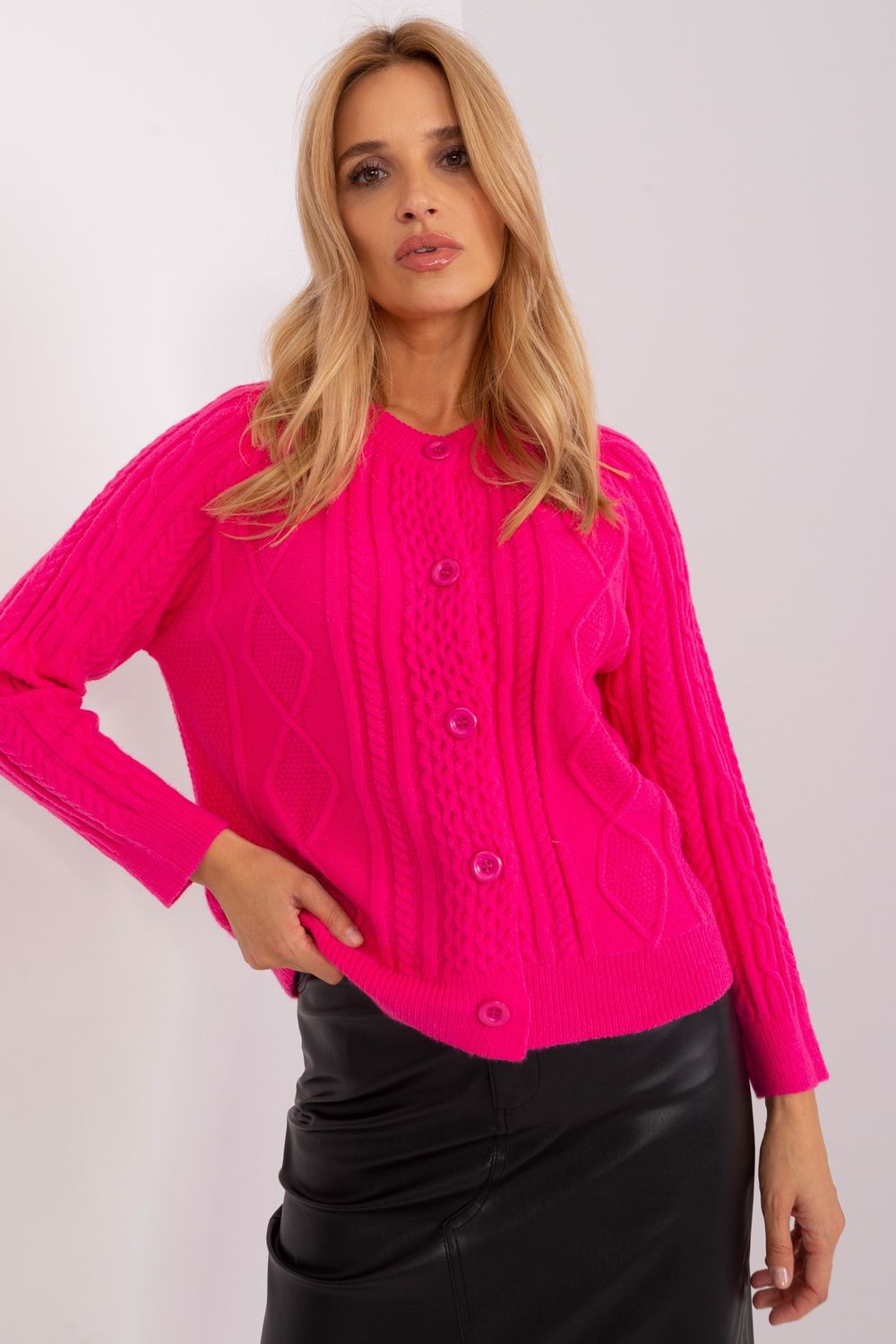 AT Dark Pink Cardigan