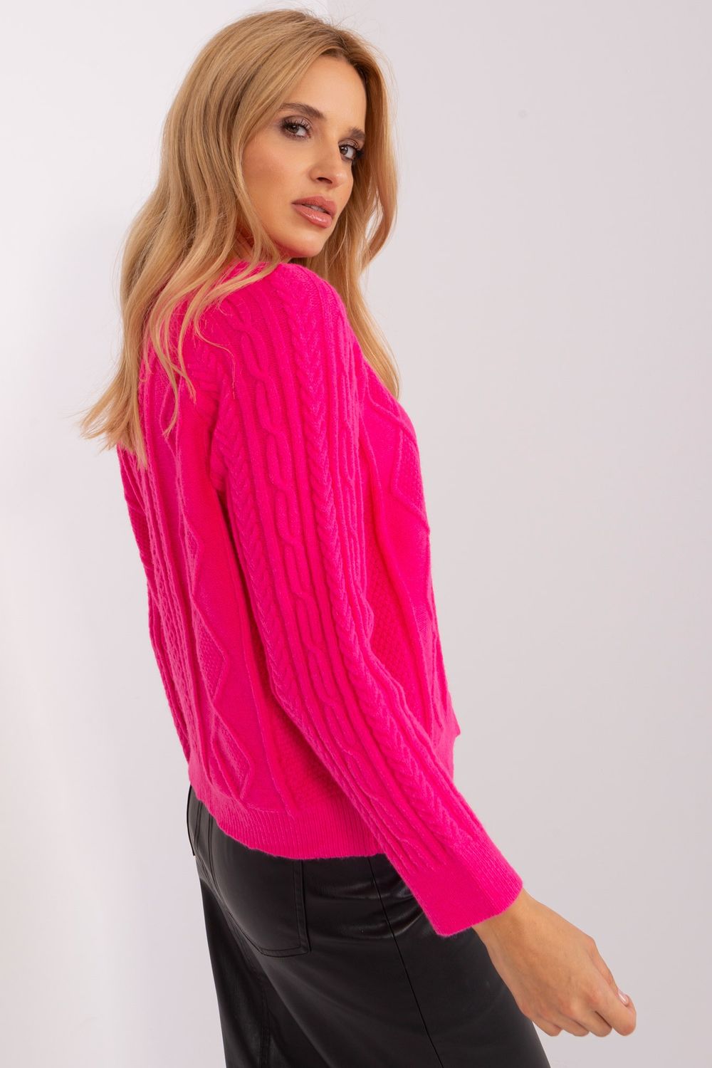 AT Dark Pink Cardigan - view 2