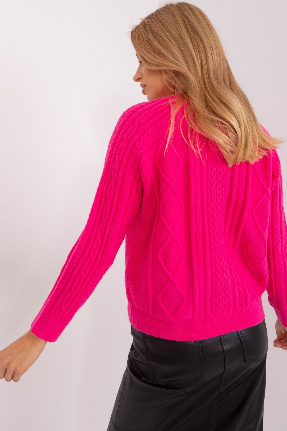 AT Dark Pink Cardigan - view 3