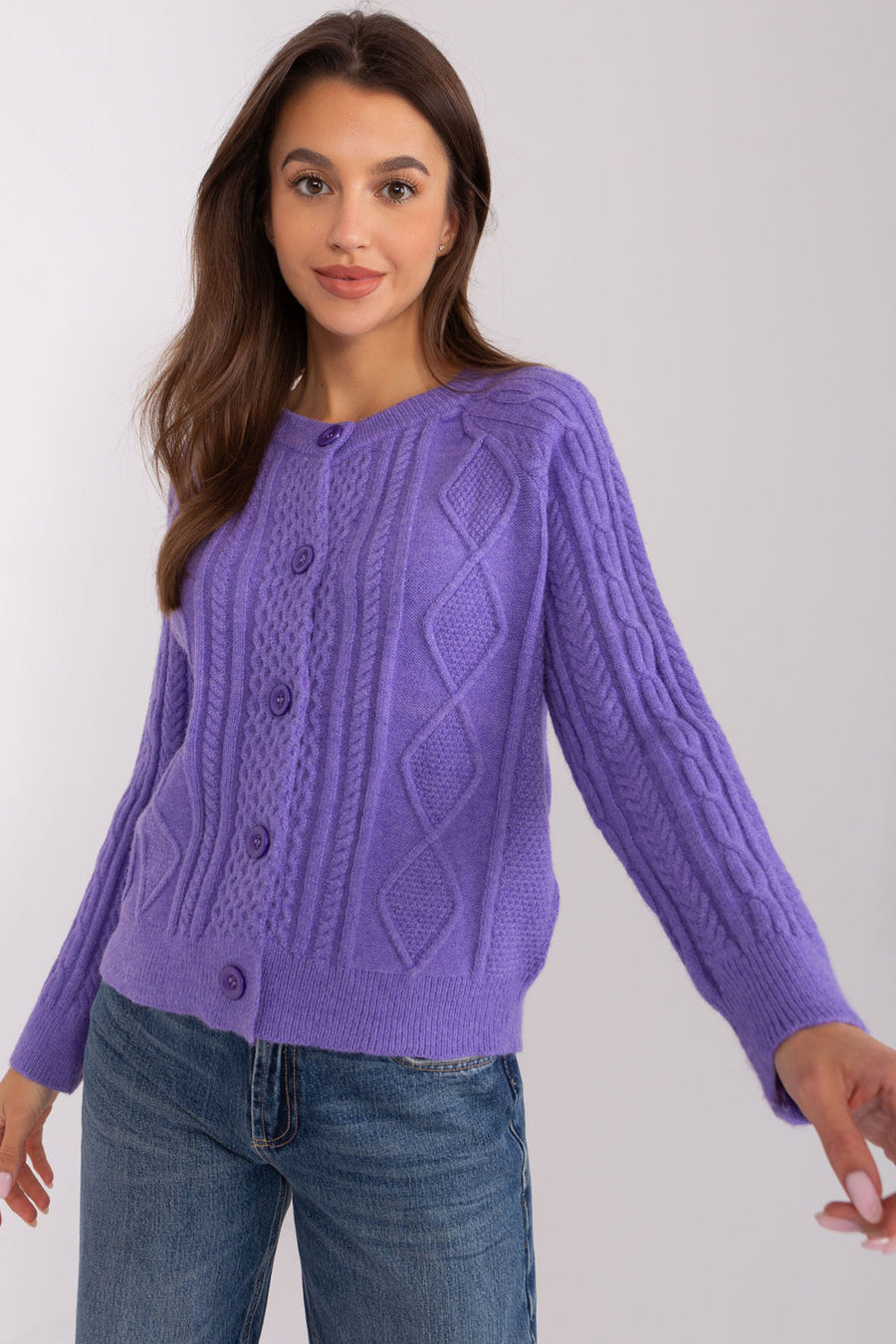 AT Violet Cardigan