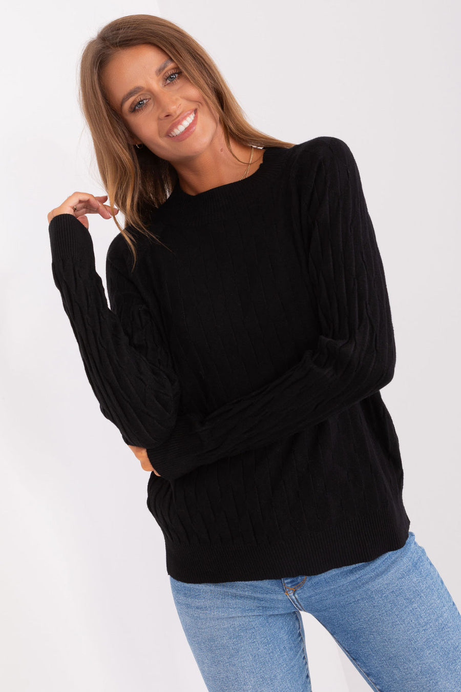 AT Black Long Sleeve Jumper