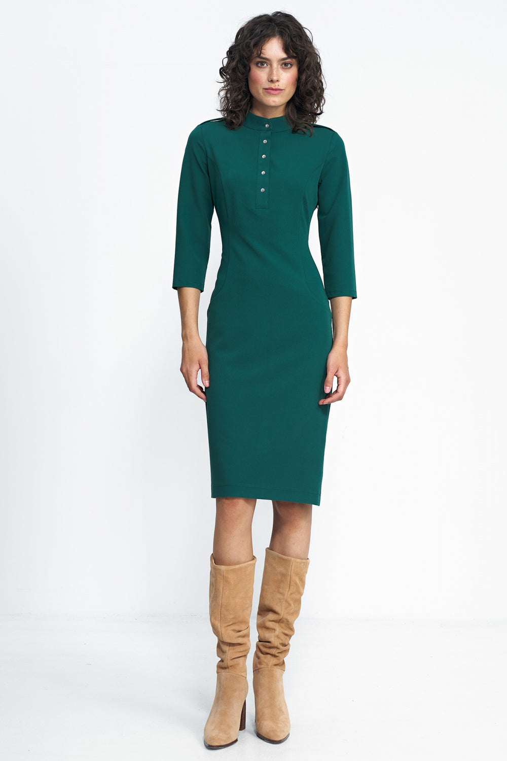 Nife Green Dress