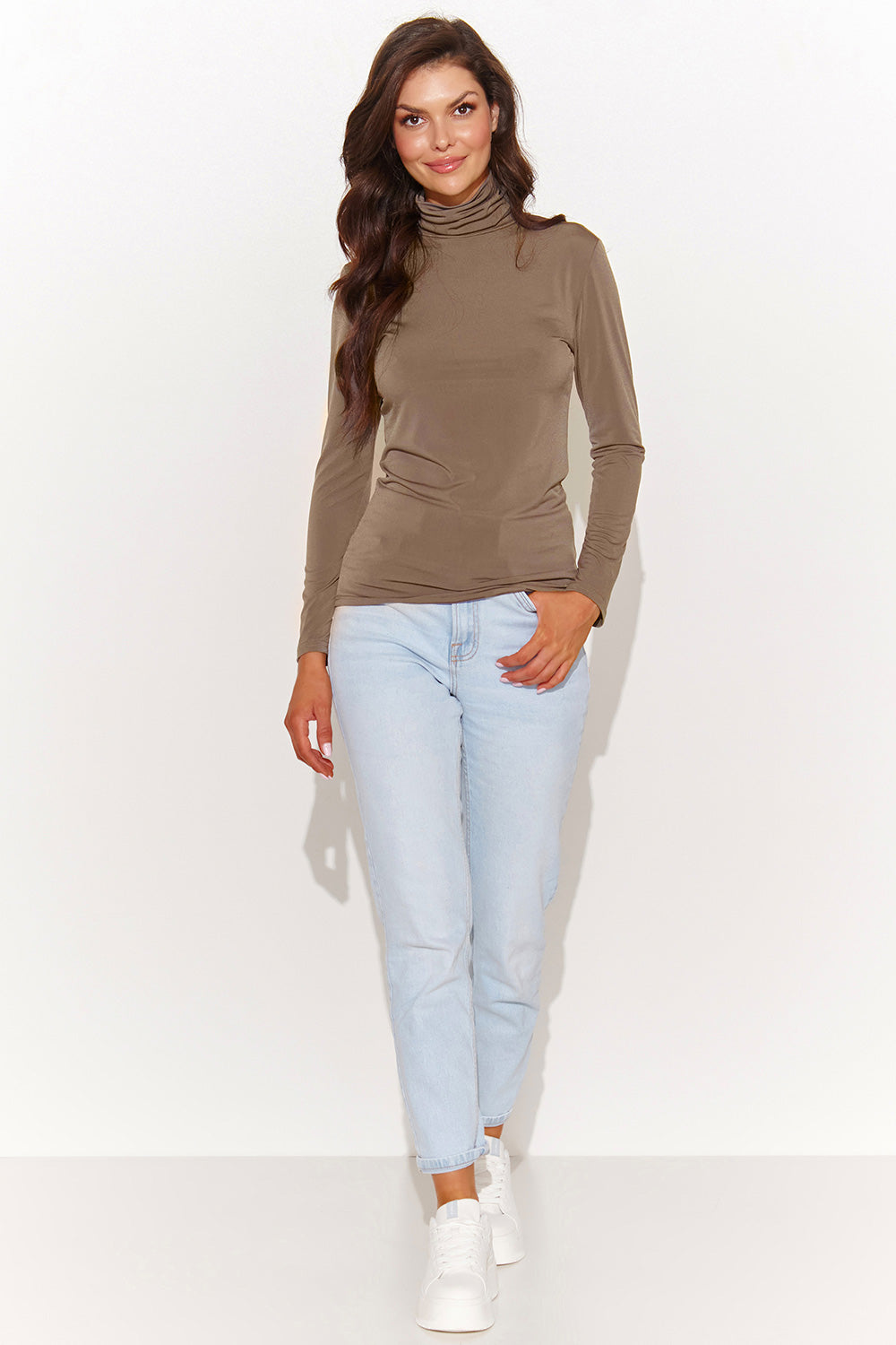 Numinou Latte Wrap Long Sleeve Blouse - view 2