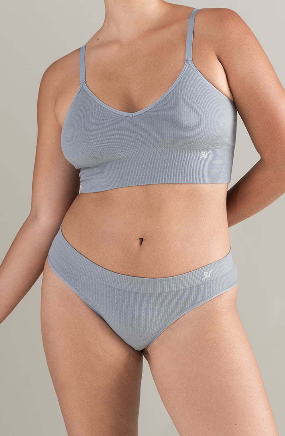 The TENCELâ„¢ High Leg Brief Storm Grey