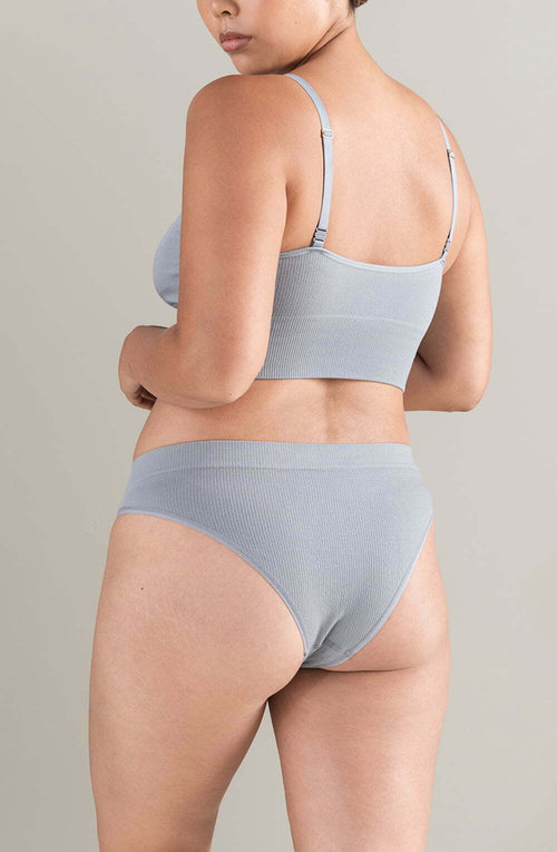 The TENCELâ„¢ High Leg Brief Storm Grey
