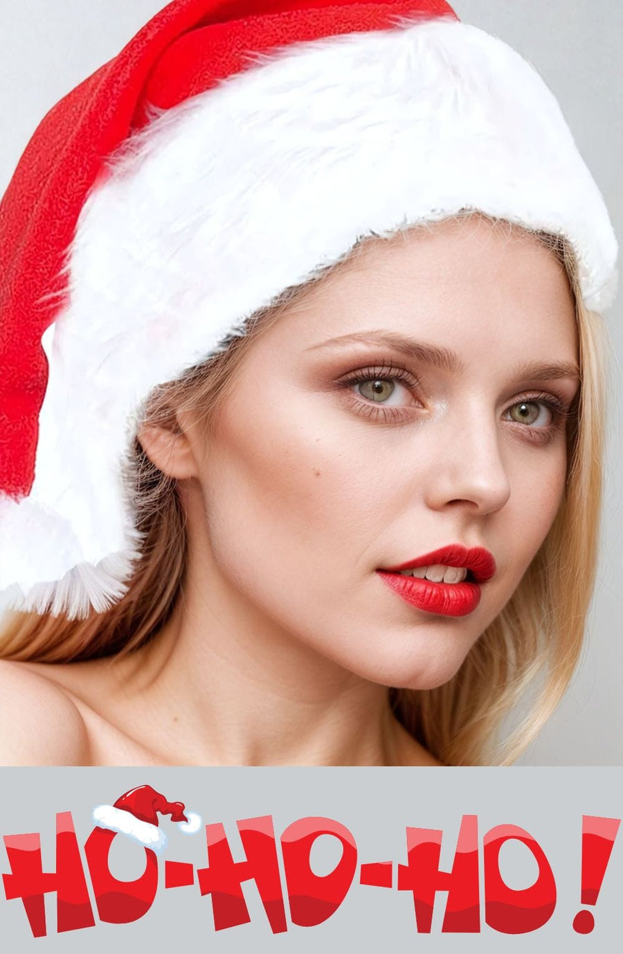 YesX Red and White Santa Hat
