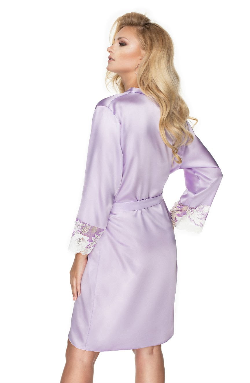 Irall Andromeda Lavender Lace Floral Dressing Gown - view 2