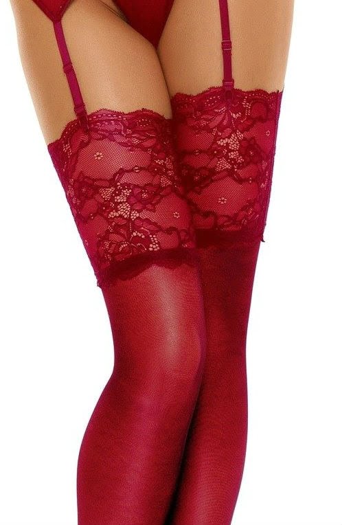 Beauty Night Romance Red Lace Stockings - view 2