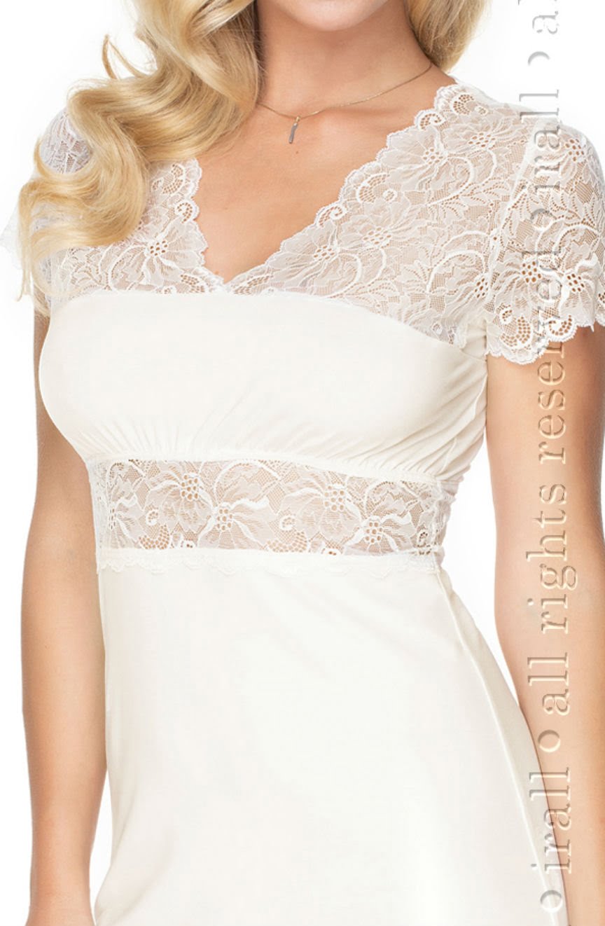 Irall Cameron Cream Lace Nightdress - view 3
